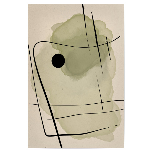 Poster 30x20 cm "Modern zen" artboxONE - Abstrakt - Japandi,Modern,Art,Wabisabi,Ibiza,Kunstdruck,Vacation,Geschenk,Einrichtung