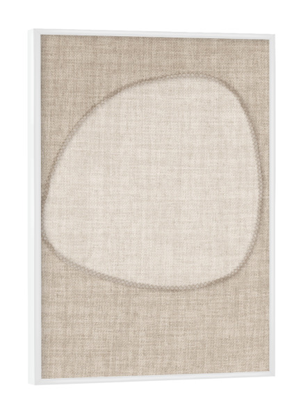 Poster mit weißem Rahmen "Linen art MIA" artboxONE - Abstrakt,Geometrie