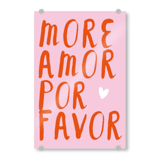 More amor por favor - red