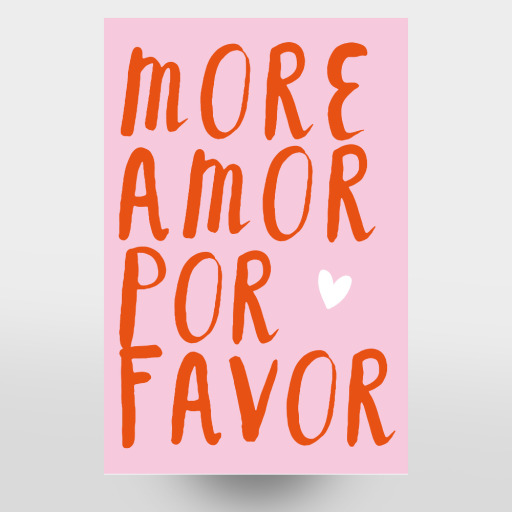 More amor por favor - red