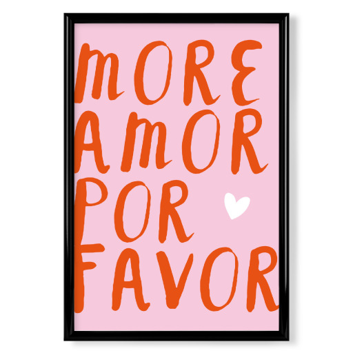 More amor por favor - red