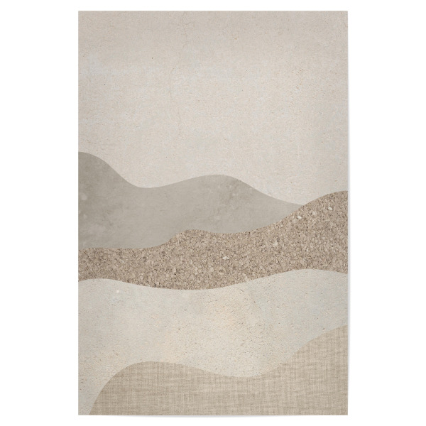 Poster 30x20 cm "Triologie ELLA third" artboxONE - Abstrakt - Japandi,Modern,Art,Ibiza,Kunstdruck,Vacation,Geschenk,Einrichtung,Landschaft,Wellen