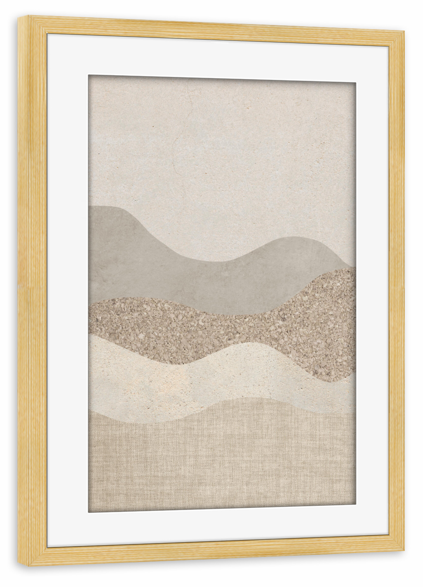 Poster mit Rahmen kiefer "Triologie ELLA second" artboxONE - Abstrakt