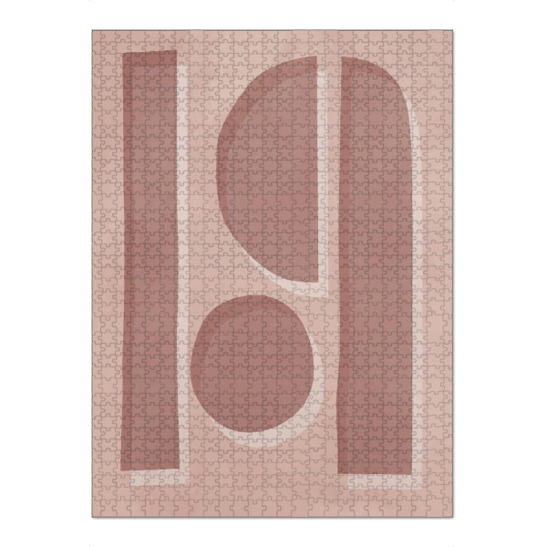 Puzzle Ravensburger "Modern BILLY" artboxONE - Abstrakt - Japandi,Modern,Art,Ibiza,Kunstdruck,Geschenk,Einrichtung,Abstrakt,Kunst - Bild japandi