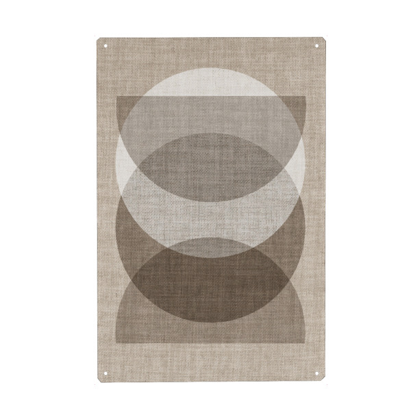 Holzbild "Linen zen MARIT" artboxONE - Abstrakt,Geometrie - Japandi,Modern,Art,Ibiza,Kunstdruck,Geschenk,Einrichtung,Abstrakt,Geometrie,Formen