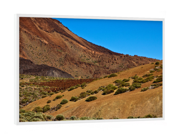 Poster mit weißem Rahmen "Landschaft des Nationalparks Teide" artboxONE - Natur,Reise,Reise / Länder