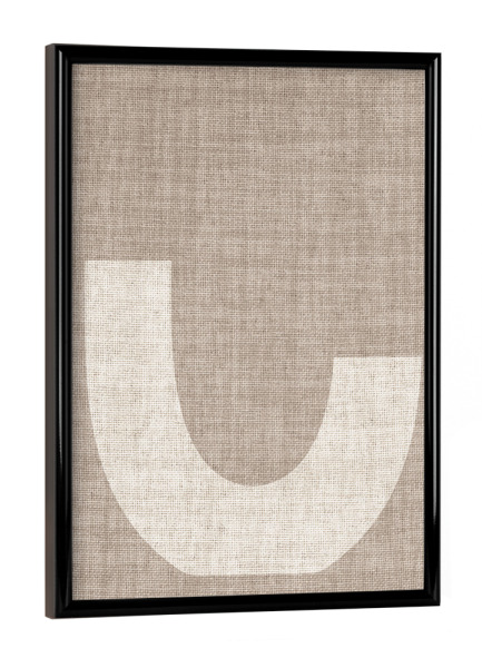 Poster mit schwarzem Rahmen "Japandi vase LULU" artboxONE - Abstrakt,Geometrie