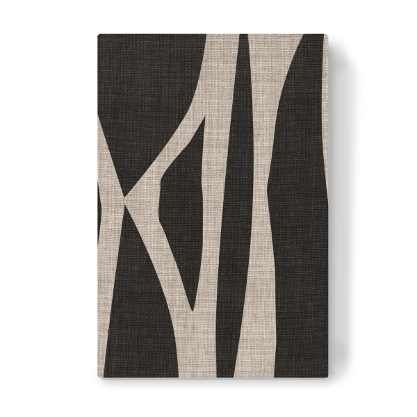 Leinwandbild "Black linen CHANGES" artboxONE - Abstrakt - Japandi,Modern,Art,Ibiza,Kunstdruck,Geschenk,Einrichtung,Abstrakt,Kunst