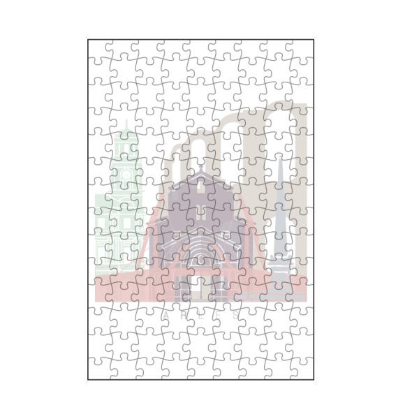 artboxONE Puzzle "ARLES SKYLINE PASTELL" artboxONE - Städte