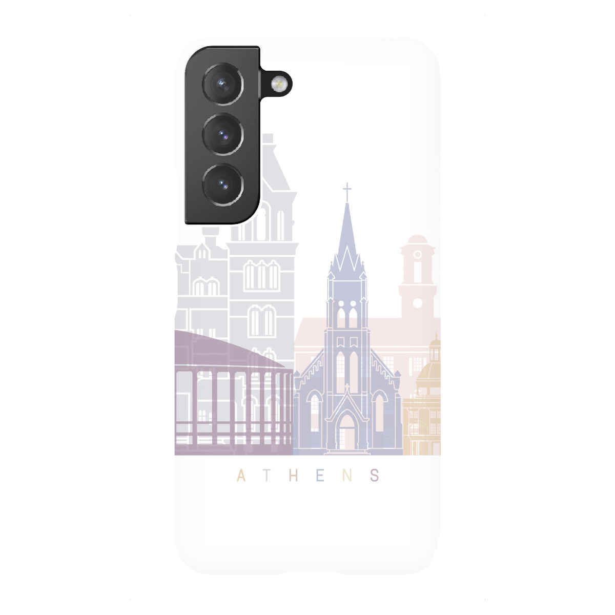 Samsung Galaxy "ATHEN OH SKYLINE PASTELL" Premium-Case Handyhülle artboxONE