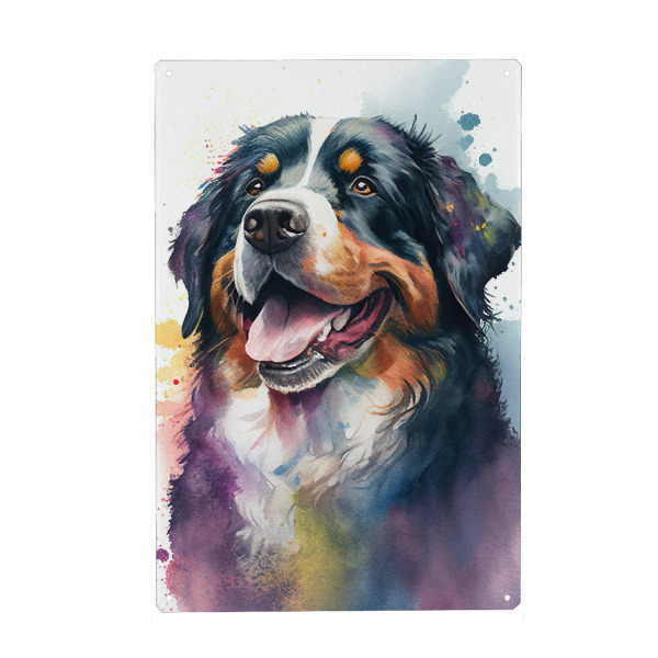 Holzbild "Berner Sennenhund" artboxONE - Tiere