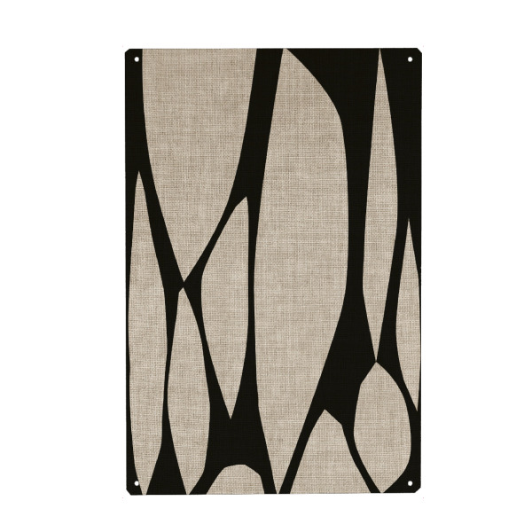 Metall Poster "Linen collection - KISHO" artboxONE - Abstrakt,Geometrie - Japandi,Modern,Art,Ibiza,Einrichtung,Kunst,Abstrakt,Geometrie,Formen