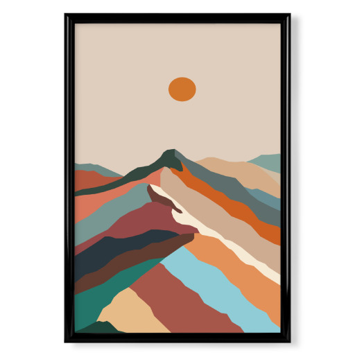 Mountains abstract