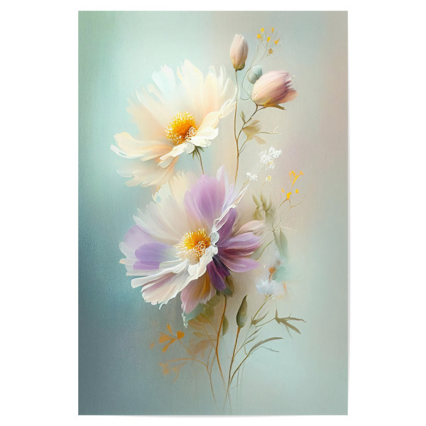 Poster "Weiche Blumen" artboxONE - Natur,Floral