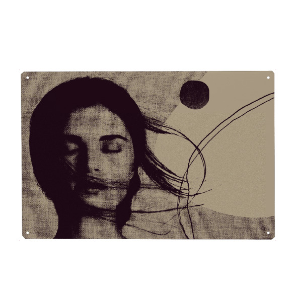 Holzbild "Linen collection - woman fifth" artboxONE - Abstrakt,Menschen - Japandi,Modern,Art,Ibiza,Kunstdruck,Geschenk,Einrichtung,Abstrakt,Kunst