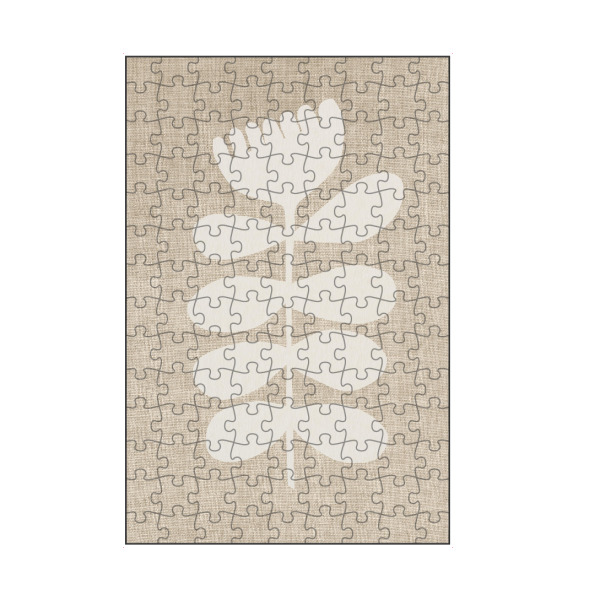 artboxONE Puzzle "Linen collection - Flower white" artboxONE - Abstrakt - Japandi,Modern,Art,Ibiza,Kunstdruck,Geschenk,Einrichtung,Abstrakt,Kunst