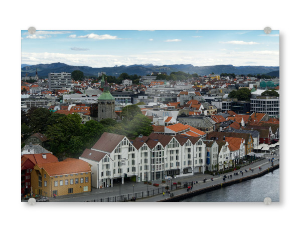 Acrylglasbild "Hafen Stavanger" artboxONE - Reise,Architektur,Reise / Strand und Meer,Reise / Länder
