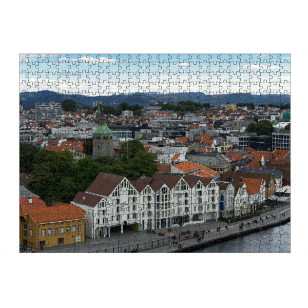 Puzzle Ravensburger "Hafen Stavanger" artboxONE - Reise,Architektur,Reise / Strand und Meer,Reise / Länder