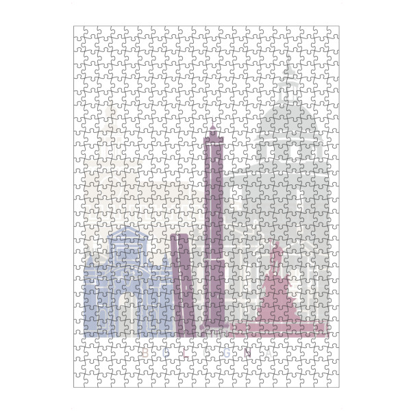 artboxONE Puzzle "Bologna-Skylinepastell" artboxONE - Städte,Architektur