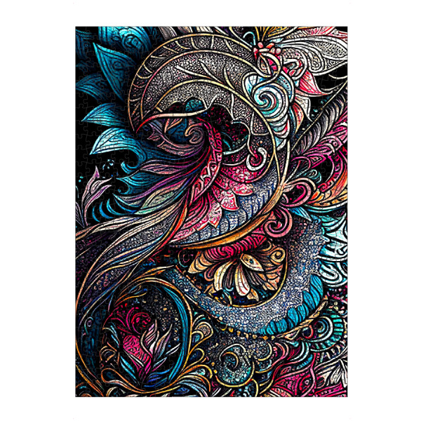 Puzzle Ravensburger "Bunte Ornamenttexturen" artboxONE - Abstrakt