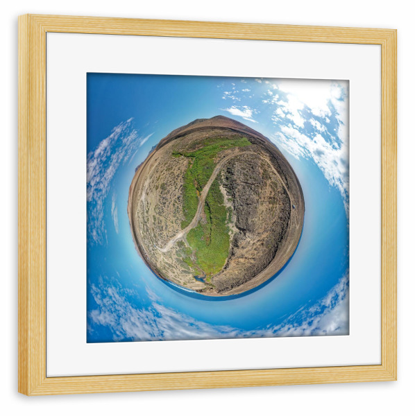 Poster mit Rahmen kiefer "Fuerteventura-Barranco de Jarubio" artboxONE - Natur,Reise,Reise / Strand und Meer