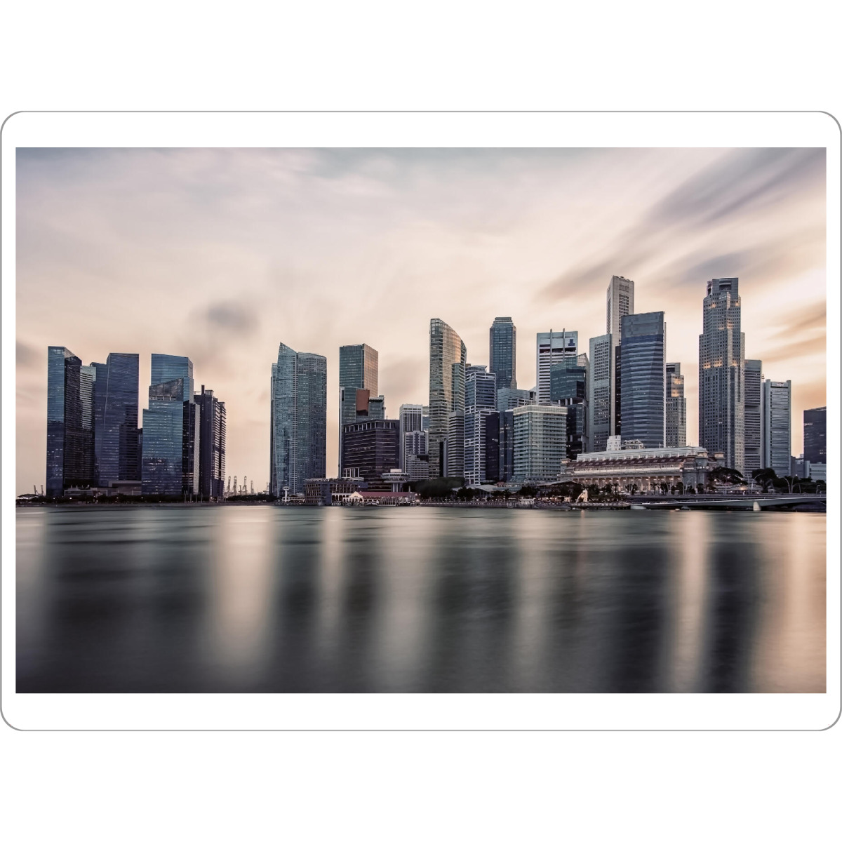 Tischset "Abend in Singapur" artboxONE - Städte,Reise,Architektur,Reise / Asien,Städte / Singapur