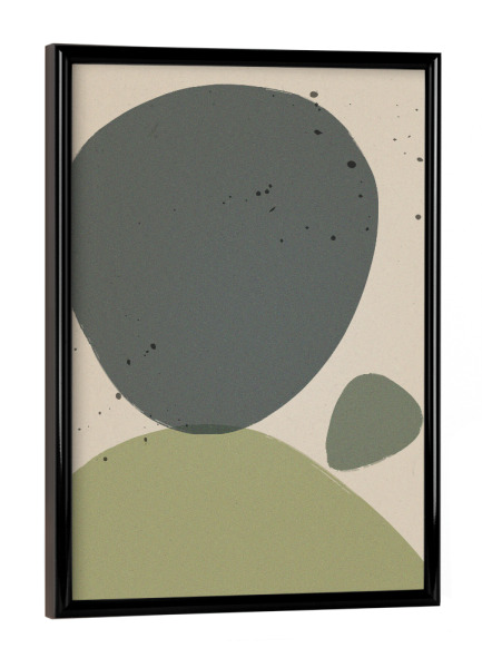 Poster mit schwarzem Rahmen "Wild wonder" artboxONE - Abstrakt - Japandi,Modern,Art,Ibiza,Kunstdruck,Geschenk,Einrichtung,Abstrakt,Kunst