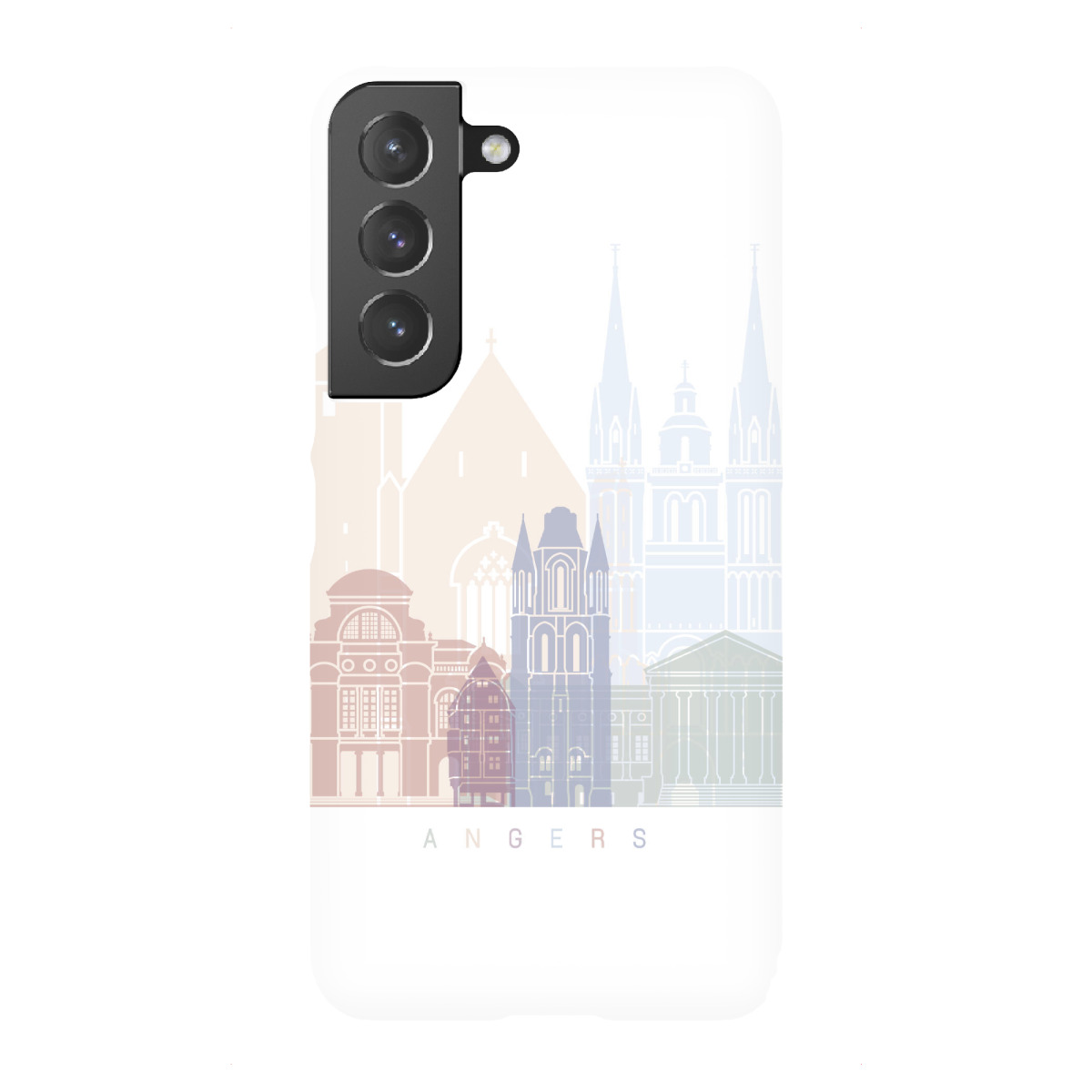 "ANGERS SKYLINE PASTELL"für Samsung Galaxy - Premium-Case Handyhülle artboxONE