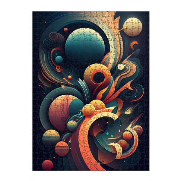 artboxONE Puzzle "Bunte abstrakte Kugeln" artboxONE - Abstrakt,Galaxy