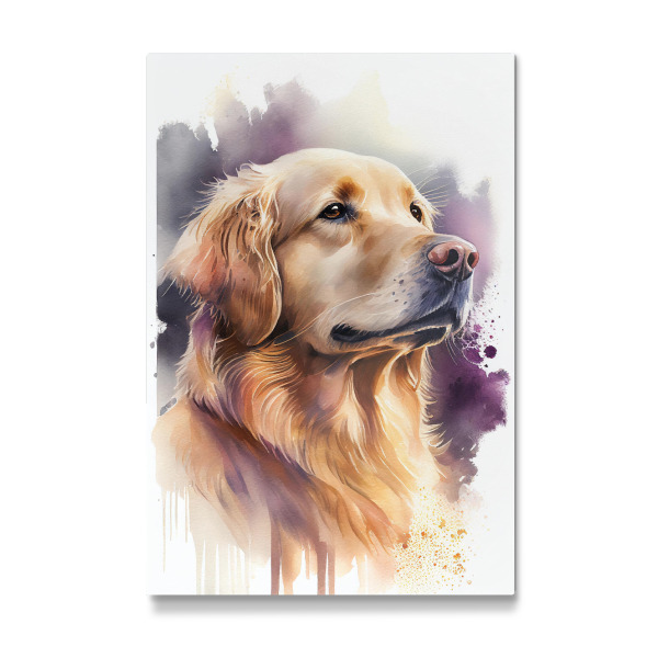 Galerie-Print "Golden Retriever-Aquarell" 30x20 cm artboxONE