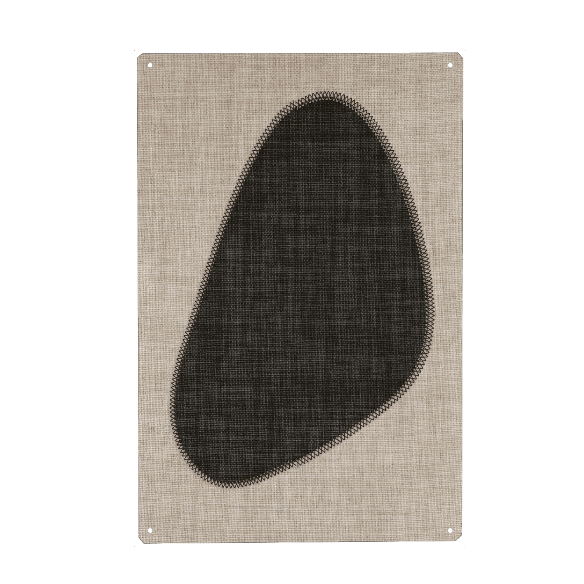 Holzbild "Linen collection - CARLA black" artboxONE - Abstrakt - Japandi,Modern,Art,Ibiza,Kunstdruck,Geschenk,Einrichtung,Abstrakt,Kunst