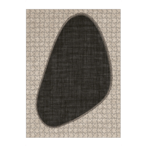 artboxONE Puzzle "Linen collection - CARLA black" artboxONE - Abstrakt - Japandi,Modern,Art,Ibiza,Kunstdruck,Geschenk,Einrichtung,Abstrakt,Kunst