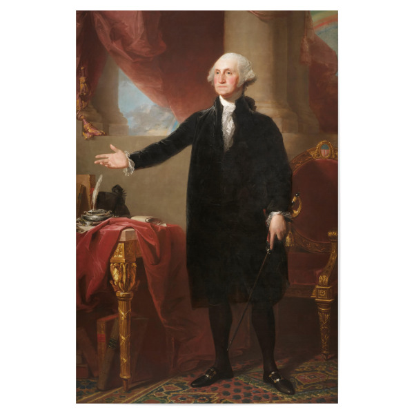 Poster 30x20 cm "George Washington" artboxONE - Menschen,Für Mama,Für Papa,Männer
