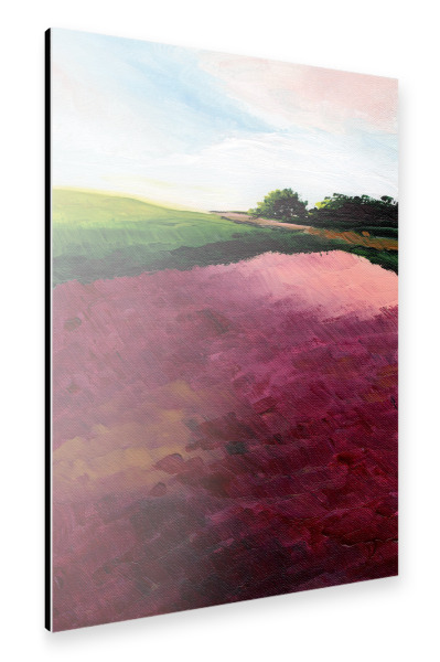 Alu-Dibond "Blumenbeet" 30x20 cm artboxONE