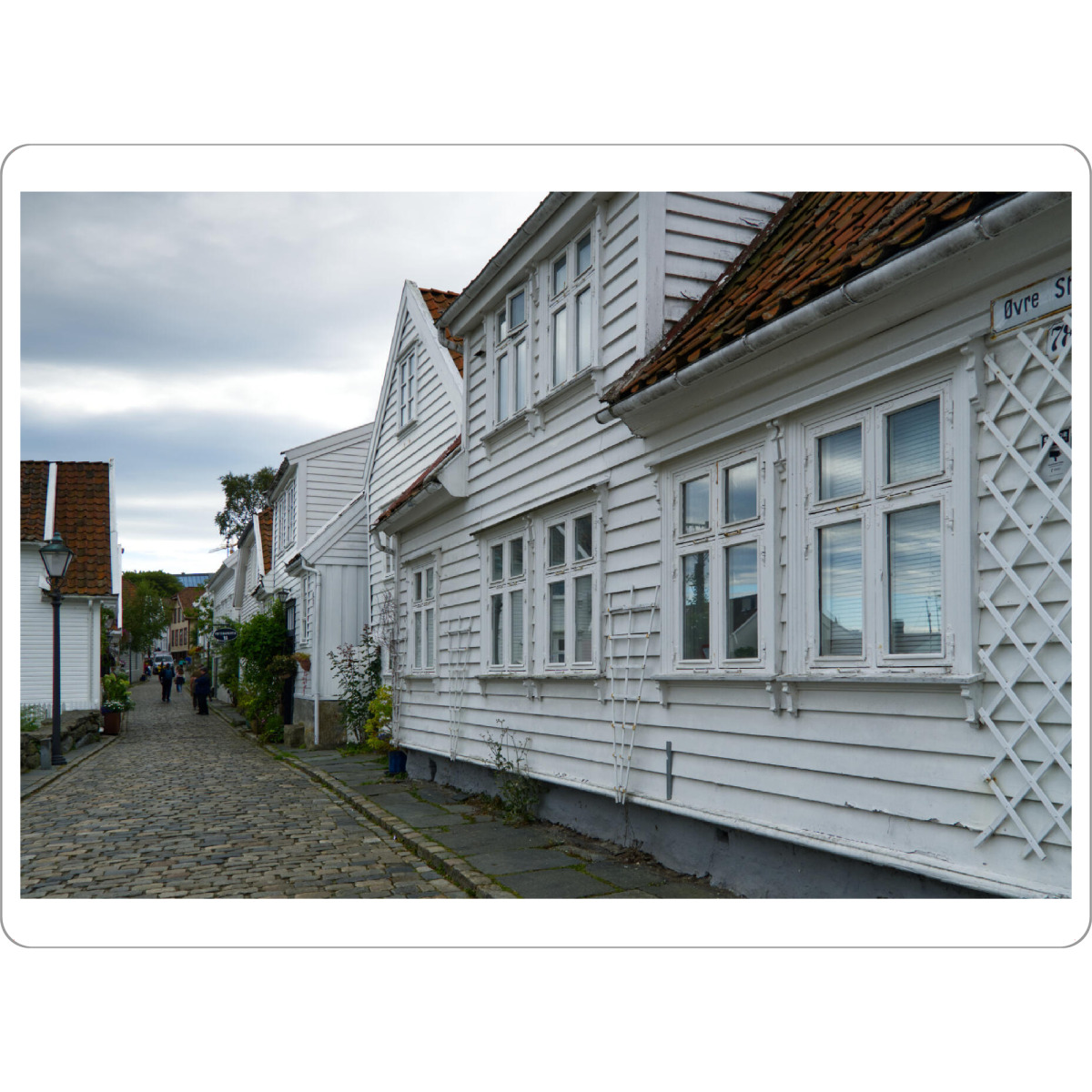 Tischset "Straße in Gamle Stavanger" artboxONE - Natur,Reise,Architektur,Reise / Länder,Städte / Weitere