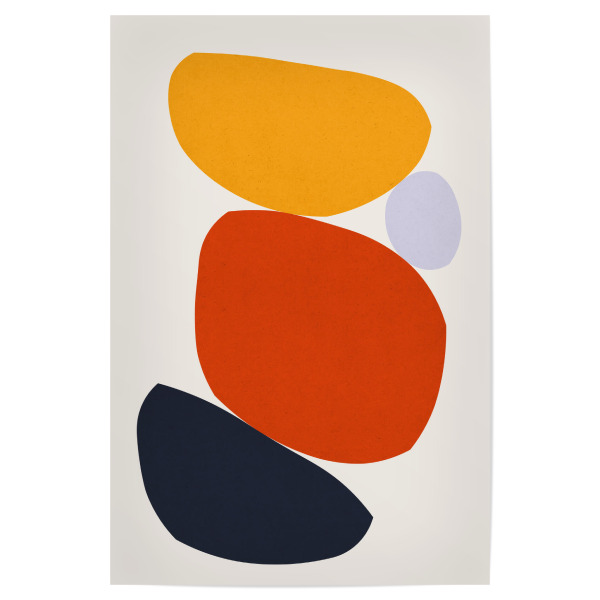 Poster 30x20 cm "Abstract-shapes" artboxONE - Abstrakt,Geometrie - Abstrakt,Harmony,Painting,Aquarell,Harmonie,Malerei,Geometrie,Formen