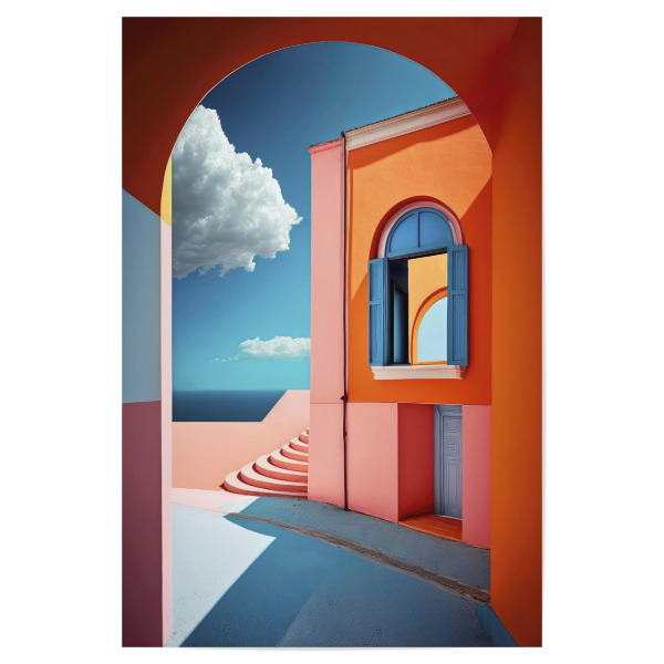 Poster 30x20 cm "Above The Sea" artboxONE - Reise,Architektur