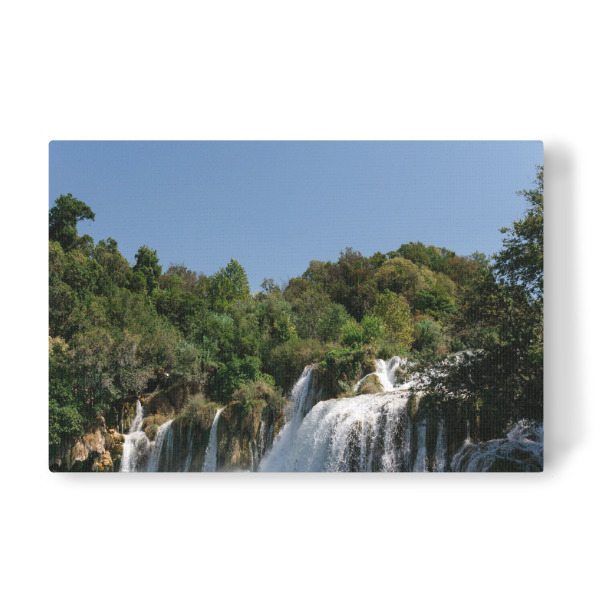 Leinwandbild "Wasserfall in Kroatien" artboxONE - Natur,Reise,Floral