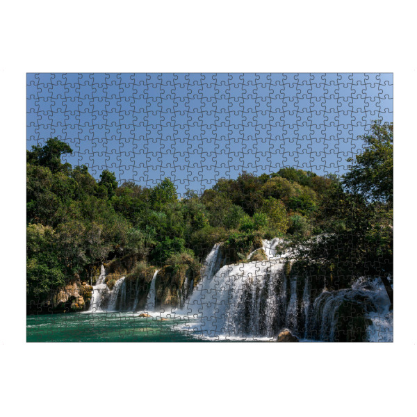 artboxONE Puzzle "Wasserfall in Kroatien" artboxONE - Natur,Reise,Floral