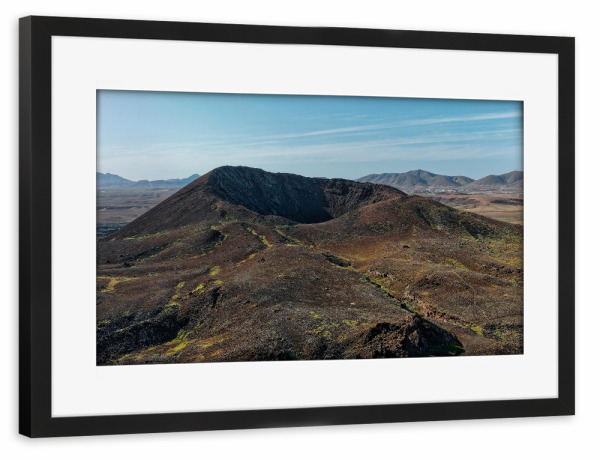Poster mit Rahmen schwarz "Caldera Los Arrabales" artboxONE - Städte,Natur,Reise,Reise / Strand und Meer,Reise / Länder