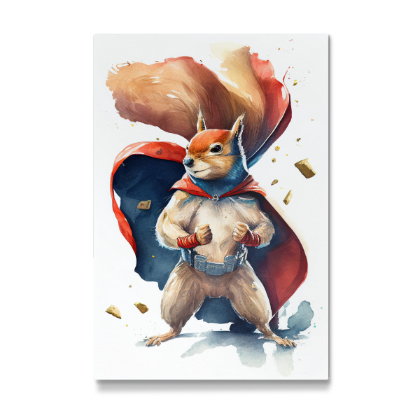 Galerie-Print "Superhelden-Eichhörnchen" 30x20 cm artboxONE