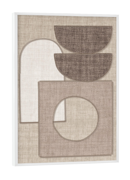 Poster mit weißem Rahmen "Linen collection - EMMA" artboxONE - Abstrakt,Geometrie