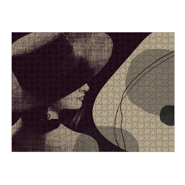 artboxONE Puzzle "Linen collection - woman fourth" artboxONE - Abstrakt - Japandi,Modern,Art,Ibiza,Kunstdruck,Geschenk,Einrichtung,Abstrakt,Kunst