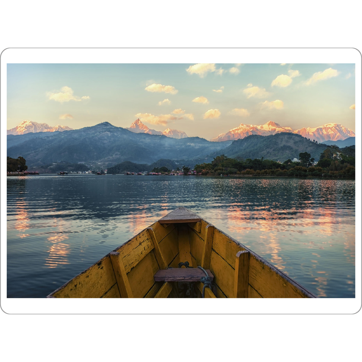 Tischset "Phewa" artboxONE - Natur,Reise,Reise / Länder,Für Mama,Für Papa