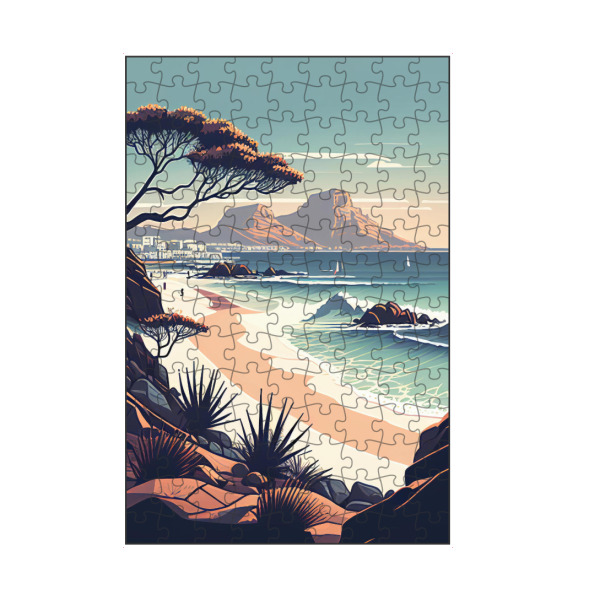 artboxONE Puzzle "Kapstadt und Tafelberg, Südafrika" artboxONE - Städte,Natur,Reise / Strand und Meer