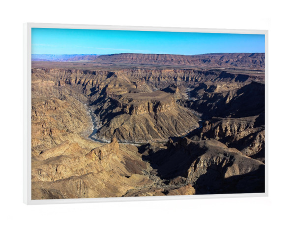 Poster mit weißem Rahmen "Der Fish River Canyon" artboxONE - Natur,Reise / Afrika