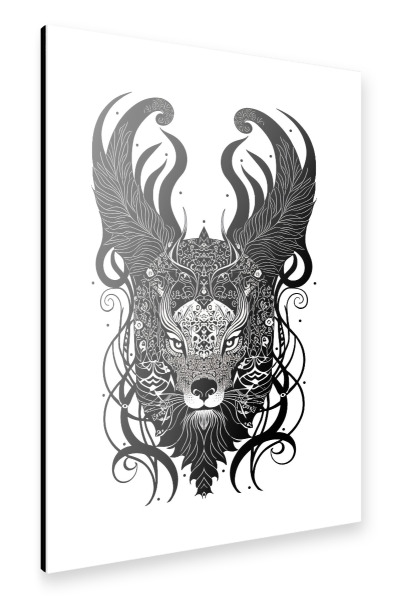 Alu-Dibond "The inner monster" 30x20 cm artboxONE