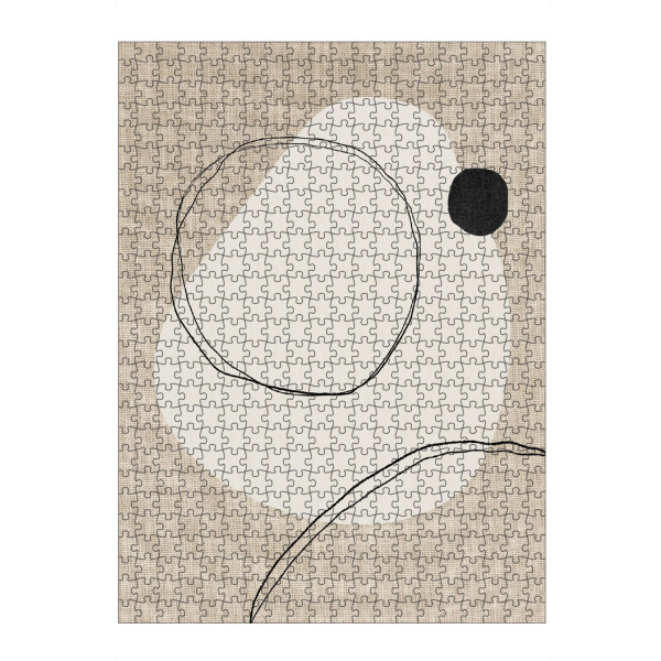 Puzzle Ravensburger "Linen collection - REST" artboxONE - Abstrakt - Japandi,Modern,Art,Ibiza,Kunstdruck,Geschenk,Einrichtung,Abstrakt,Kunst
