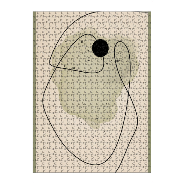 artboxONE Puzzle "JULE-" artboxONE - Abstrakt - Japandi,Modern,Art,Wabisabi,Ibiza,Kunstdruck,Vacation,Geschenk,Einrichtung - Bild japandi