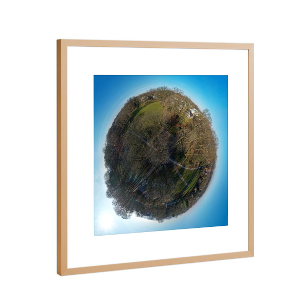 Poster mit Rahmen Kupfer "Hamburg-Blankenese Hessepark" artboxONE - Städte,Städte / Hamburg,Natur,Reise,Reise / Länder